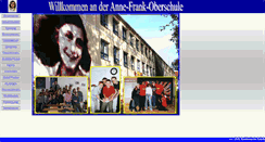 Desktop Screenshot of anne-frank-oberschule.de