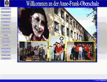 Tablet Screenshot of anne-frank-oberschule.de